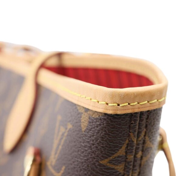 Louis Vuitton  Neverfull MM Monogram Canvas Tote Bag Brown - Picture 9 of 12